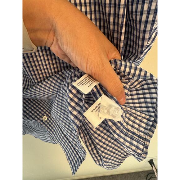 Cutter & Buck Mens Kentucky Wildcat Gingham Button Down Shirt Size 2XB/2XT - Picture 5 of 8